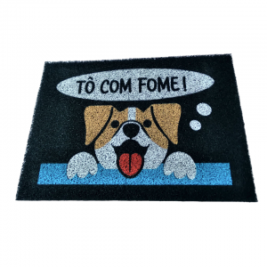 Tapete de Vinil para PET (Cachorro c/ fundo preto - 50x35cm)